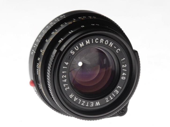 Leica Leitz Summicron-C 40mm F2.0, Audio, Tv en Foto, Foto | Lenzen en Objectieven, Gebruikt, Standaardlens, Ophalen of Verzenden
