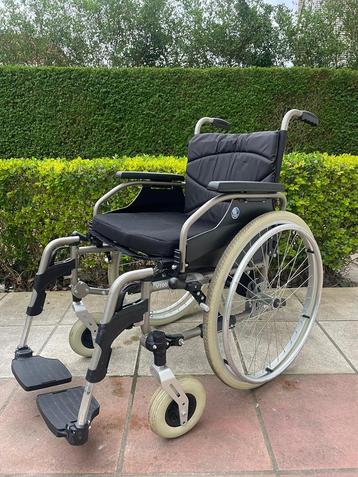 Vermeiren V 200 opvouwbare rolstoel nieuwstaat, Inklapbaar, Zo goed als nieuw, Elektrische rolstoel