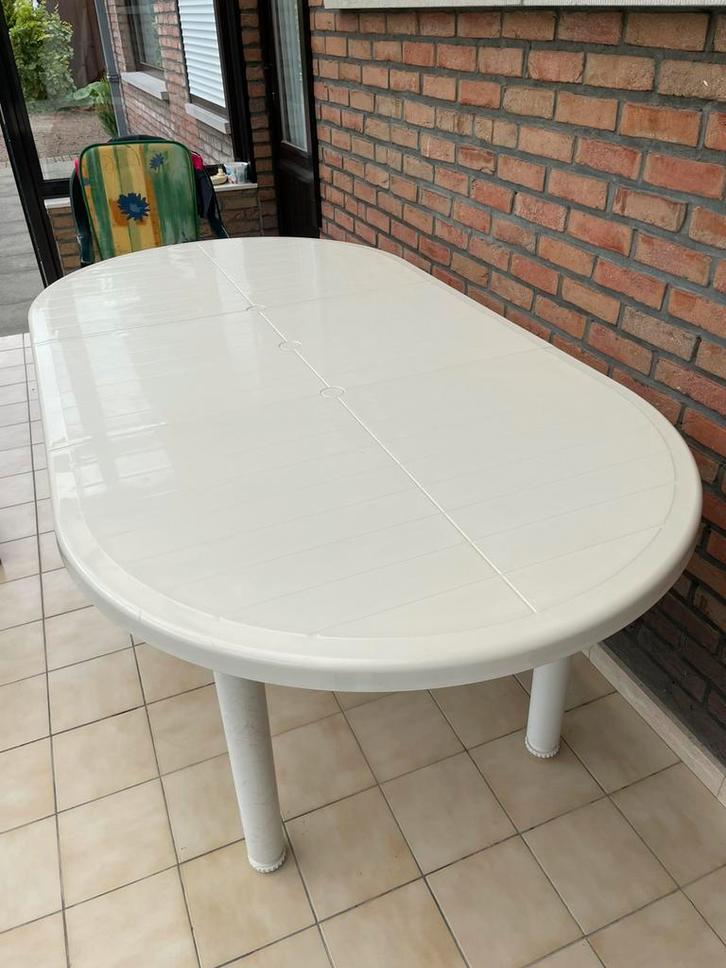 Tuintafel Hartman, Tuin en Terras, Tuintafels, Gebruikt, Ovaal, Ophalen