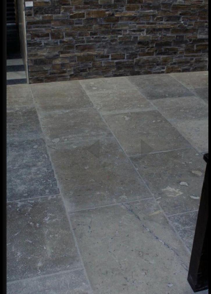 132M2 BOURGONDISCHE DALLEN TEGELS MEDOC VIEUX, Tuin en Terras, Bloempotten, Zo goed als nieuw, Ophalen of Verzenden