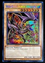 Yugioh - Red-eyes Black Dragon - Quarter Century Rare - Mint, Hobby en Vrije tijd, Ophalen of Verzenden, Nieuw, Losse kaart, Foil