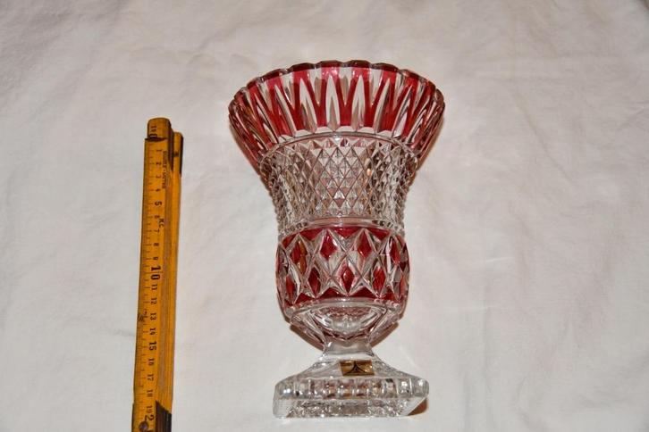 Crystal Anna Hutte vaas, Antiek en Kunst, Antiek | Glaswerk en Kristal, Ophalen of Verzenden