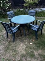 Hartman tuinset bestaande uit 1 tafel en 4 stoelen, Tuin en Terras, Ophalen, Gebruikt, 4 zitplaatsen, Tuinset