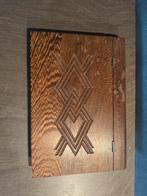 Afrikaanse edelstenen in houten antieke kist Lubumbashi ‘91, Antiek en Kunst, Antiek | Overige Antiek, Ophalen