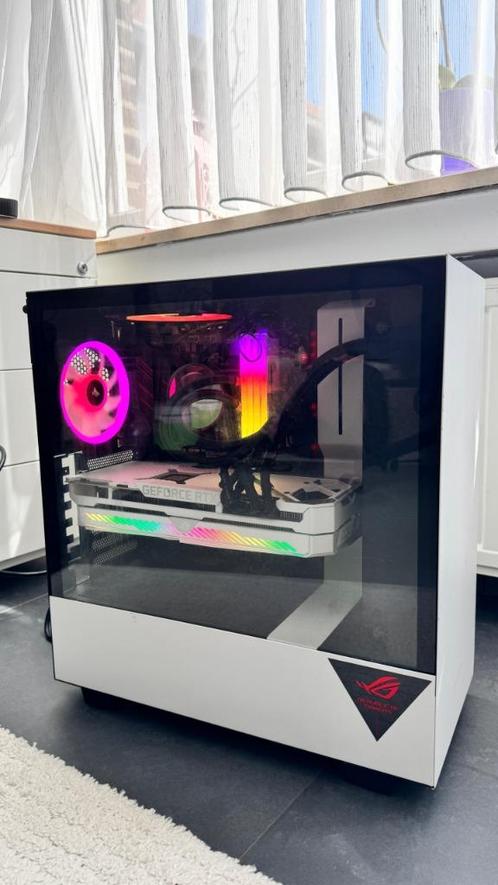 PC-gaming - RTX 3080 ROG | i7-9700 | 32GB RAM | Watercooling, Computers en Software, Desktop Pc's, Gebruikt, 3 tot 4 Ghz, SSD