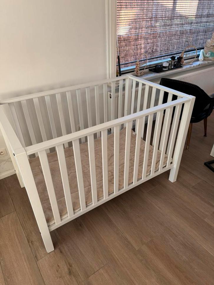 Tweelingbox, Kinderen en Baby's, Babyparken, Gebruikt, In hoogte verstelbaar, Boxkleed, Ophalen