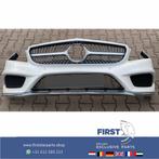 W218 CLS AMG FACELIFT VOORBUMPER COMPLEET WIT ZWART GRIJS ET, Auto-onderdelen, Gebruikt, Voor, Mercedes-Benz, Ophalen of Verzenden