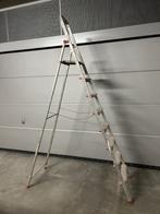 trapladder - ladder 8 treden, Doe-het-zelf en Bouw, Ladders en Trappen, 2 tot 4 meter, Ladder, Gebruikt, Ophalen