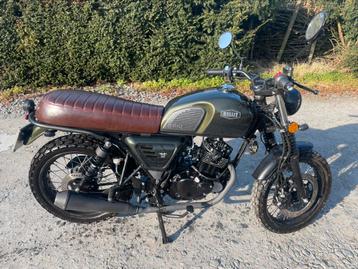 Caféracer bullit 125cc british green, Enlèvement, Comme neuf, 125 cm³