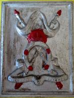 ABL zware plaket 6 regiment lanciers, Verzamelen, Militaria | Algemeen, Ophalen of Verzenden, Landmacht, Embleem of Badge