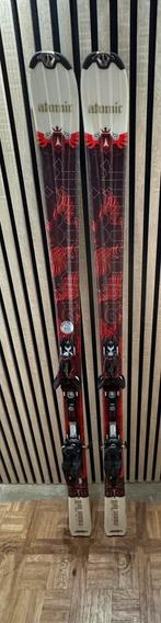 Skilatten met bindingen - Skistokken - 160 centimeter, Ophalen, 160 tot 180 cm, Gebruikt, Atomic