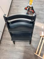Stokke Tripp trapp zwarte meegroei kinderstoel, Kinderen en Baby's, Kinderstoelen, Ophalen, Gebruikt, Meegroeistoel