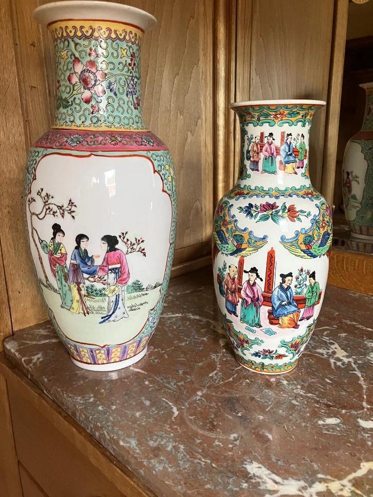 vazen, Huis en Inrichting, Woonaccessoires | Vazen, Gebruikt, Overige kleuren, Aardewerk of Porselein, Ophalen