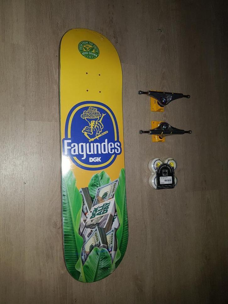 DGK Fagundes gettomarkt 8.25, Sport en Fitness, Skateboarden, Nieuw, Skateboard, Ophalen of Verzenden