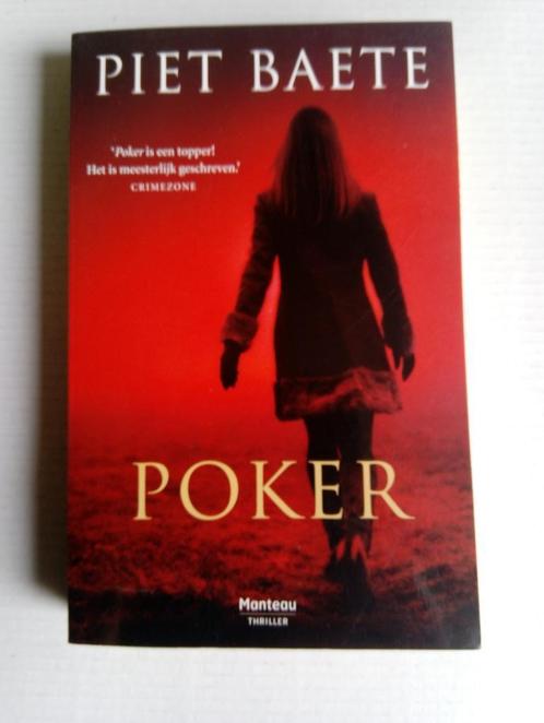 Poker - Piet Baete, Livres, Thrillers, Utilisé, Enlèvement ou Envoi