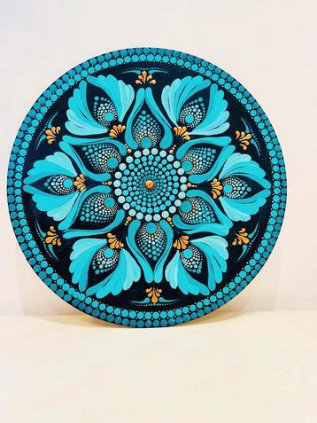 Mandala en acrylique, Enlèvement