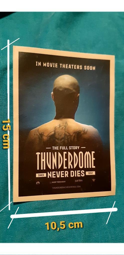 Thunderdome Never Dies Sticker ID&T, Collections, Autocollants, Comme neuf, Envoi
