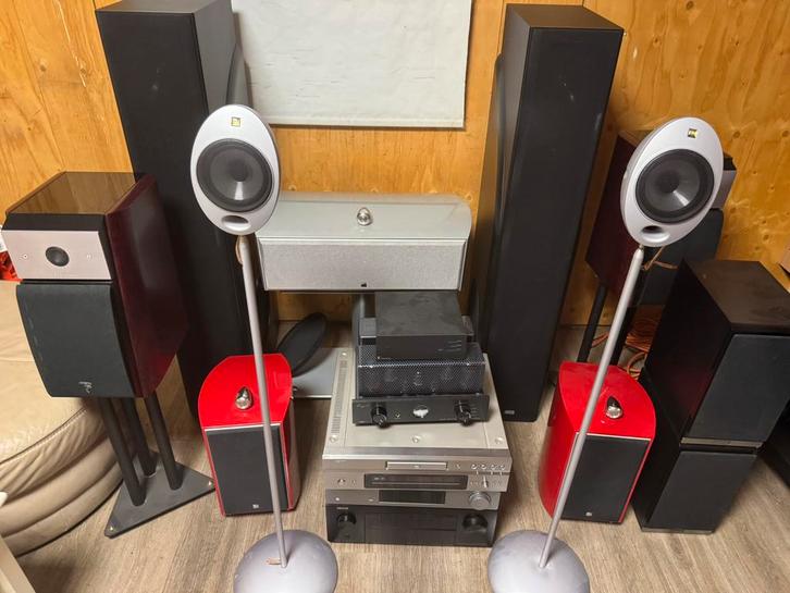 Hoogwaardige volledige hifi-set, Audio, Tv en Foto, Home Cinema-sets, Zo goed als nieuw, Ophalen