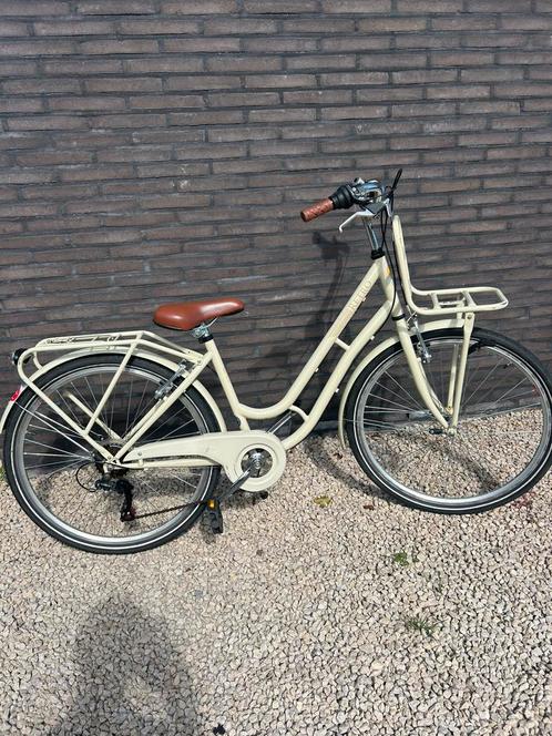 Retro meisjesfiets 26” – 6 versnellingen, Fietsen en Brommers, Fietsen | Kinderfietsjes, Gebruikt, 20 inch of meer, Ophalen