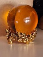 Prachtige ambersteen met certificaat, Verzenden, Mineraal