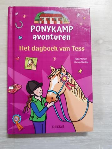Boek Ponykamp avonturen - Het dagboek van Tess, Enlèvement ou Envoi, Comme neuf, Kelly McKain, Fiction général