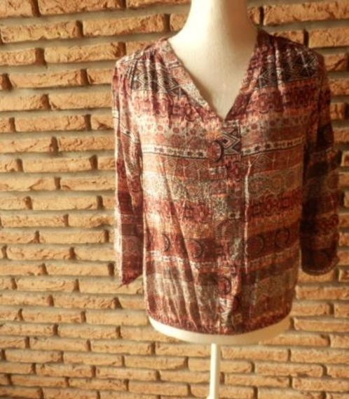 (88) - blouse femme t.38 rosée - cache cache -, Kleding | Dames, Blouses en Tunieken, Zo goed als nieuw, Maat 38/40 (M), Roze