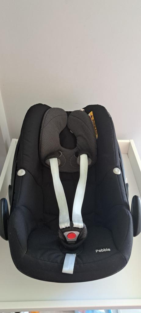 FamilyFix (basis) + Maxi-Cosi (Pebble) + hoes, Kinderen en Baby's, Autostoeltjes, Zo goed als nieuw, Maxi-Cosi, 0 t/m 18 kg, Autogordel of Isofix