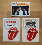 Stickers, Rolling Stones, 3 stuks, Ophalen of Verzenden, Zo goed als nieuw