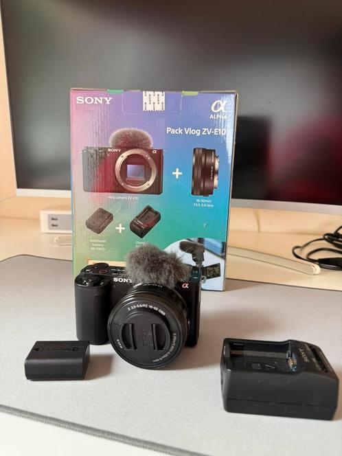 ZVE10-pakket Vlog, Audio, Tv en Foto, Fotocamera's Digitaal, Zo goed als nieuw, Sony, Ophalen