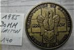 Rode Kruis token bloeddienst 1935-1985 30mm BEDANKT, Postzegels en Munten, Penningen en Medailles, Verzenden, Overige materialen