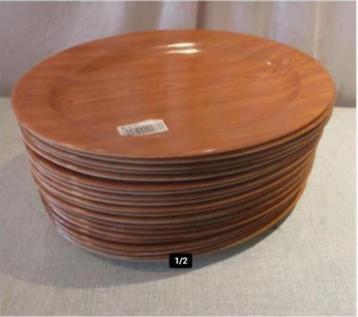 21 Dienbladen voor thee of koffie - Melamine - 36x25 beschikbaar voor biedingen