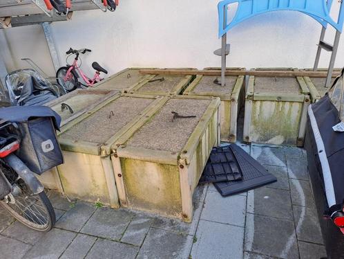 betonblokken -verankering tenten, Tuin en Terras, Overige Tuin en Terras, Gebruikt, Ophalen