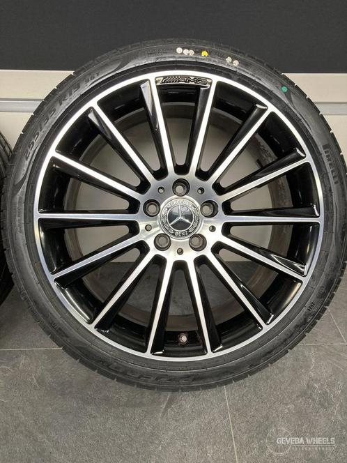 19” originele Mercedes C W205 AMG velgen + banden breedset, Auto-onderdelen, Banden en Velgen, Banden en Velgen, Zomerbanden, 19 inch