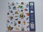 DJECO - NIEUW - set stickers ridder - 160st - slechts 4 euro, Kinderen en Baby's, Speelgoed | Educatief en Creatief, Knutselen