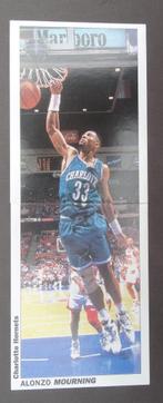 94 American Pro Basketball Alonzo Mourning stickers/Italian, Verzenden, Zo goed als nieuw, Meerdere stickers