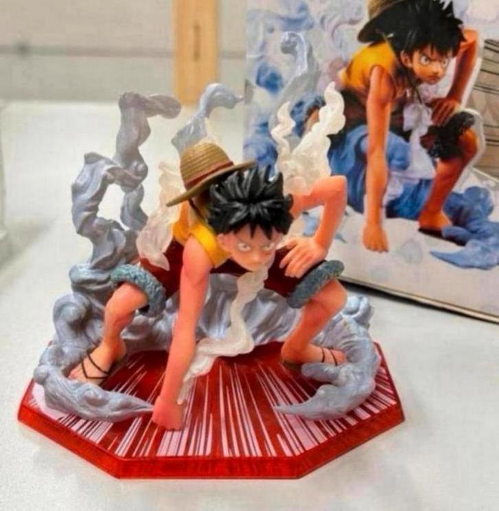 Anime One Piece Monkey D Luffy Gear 2nd Jet Squat Steam, Verzamelen, Poppetjes en Figuurtjes, Nieuw, Ophalen of Verzenden