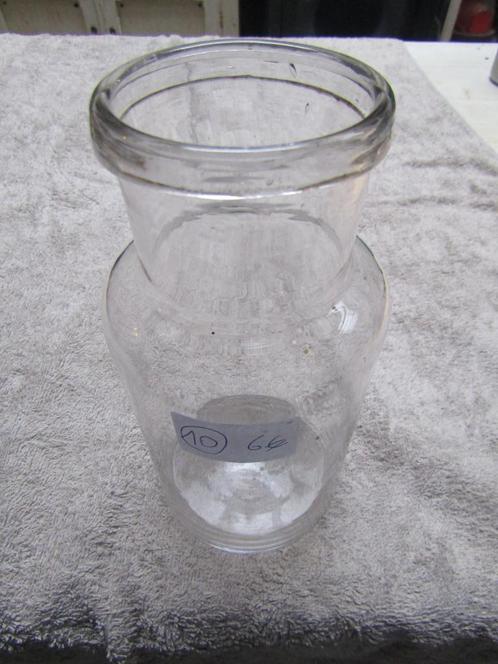 Doorzichtig geblazen glazen pot H20-DF9.5-DG7.5, 1100 g, Antiek en Kunst, Antiek | Glaswerk en Kristal, Ophalen of Verzenden