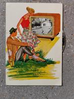 vintage postkaart met draaischijf - Voorthuizen (Nederland), Verzamelen, Postkaarten | Nederland, Gelderland, 1960 tot 1980, Ongelopen