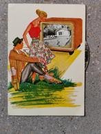 vintage postkaart met draaischijf - Voorthuizen (Nederland)
