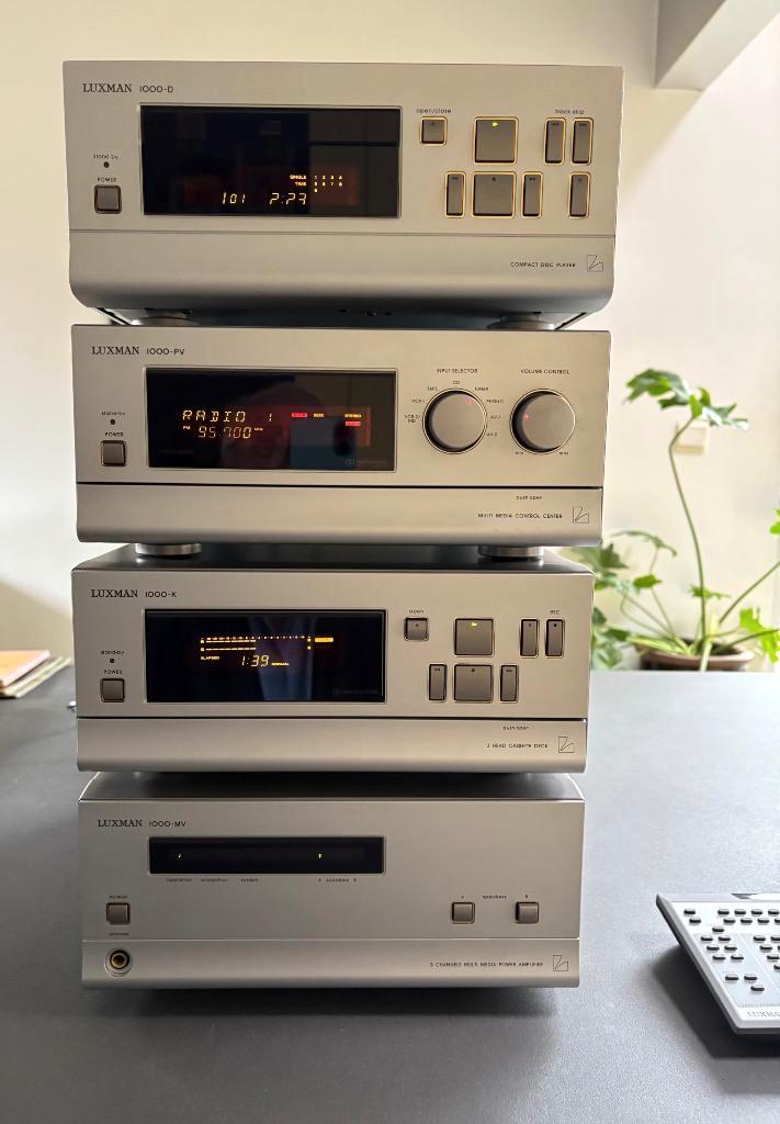 Hoogwaardige Luxman 1000 Stereo/5 kanaals-keten, Audio, Tv en Foto, Stereoketens, Zo goed als nieuw, Cassettedeck, Cd-speler, Tuner of Radio