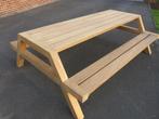 te koop moderne pikniktafel teak winterprijs, Tuin en Terras, Picknicktafels, Ophalen, Nieuw, Rechthoekig, Hout