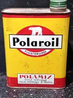 Decoratief olieblik POLAROIL met ijsbeer, Verzamelen, Ophalen of Verzenden, Gebruikt