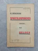In memoriam - Sportkampioenen gingen... als helden, Boeken, Sportboeken, Gelezen, Overige sporten, Ophalen of Verzenden, André Taerwe