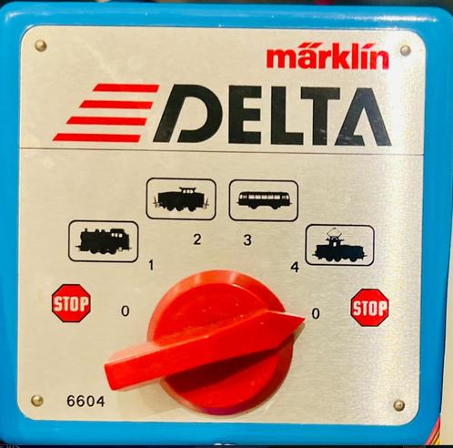 Märklin DELTA control 6604 switch, Hobby en Vrije tijd, Modeltreinen | H0, Gebruikt, Transformator of Voeding, Märklin, Ophalen