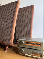 Quad Electrostatic ESL57 speakers + 33 pre-amp + FM 3 Tuner, Audio, Tv en Foto, Gebruikt, Minder dan 60 watt, Front, Rear of Stereo speakers