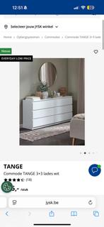 Commode kast wit 6 lades, Huis en Inrichting, Kasten | Ladekasten, Ophalen, Zo goed als nieuw