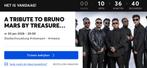 Un hommage à Bruno Mars par TREASURE 30/01/26 Stadsshouwburg, Tickets & Billets, Deux personnes, Janvier