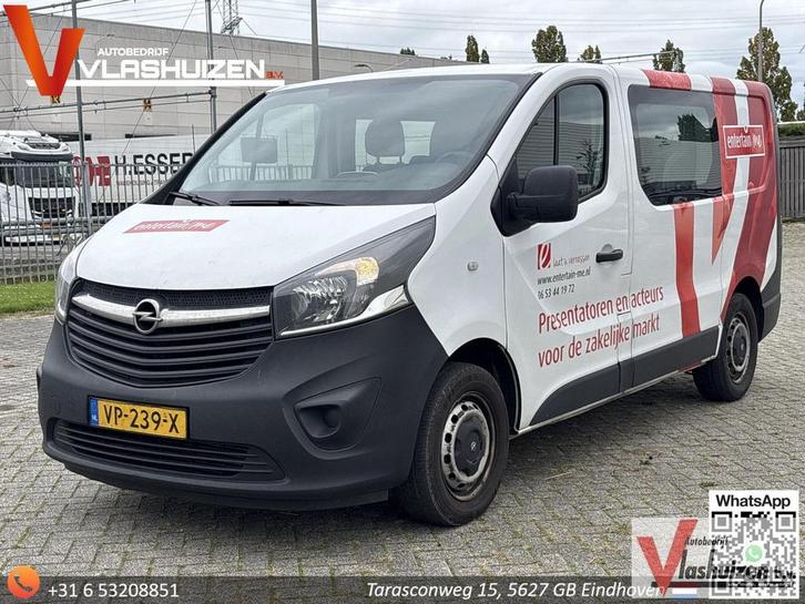Opel Vivaro 1.6 CDTI L1H1 Edition EcoFlex Dubbel Cabine | €, Auto's, Bestelwagens en Lichte vracht, Bedrijf, ABS, Airconditioning