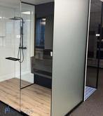 Mat glazen douchewand 8 mm 140 x 240 cm inloopdouche, Nieuw, Glasplaat, 120 tot 160 cm, Veiligheidsglas