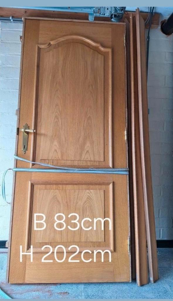 Eiken binnendeuren / eiken deuren, Doe-het-zelf en Bouw, Deuren en Vliegenramen, Zo goed als nieuw, Ophalen